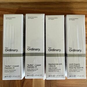 🆕 THE ORDINARY 4 x BOTTLE SET OF SKINCARE BEAUTY FACE SERUM BUNDLE